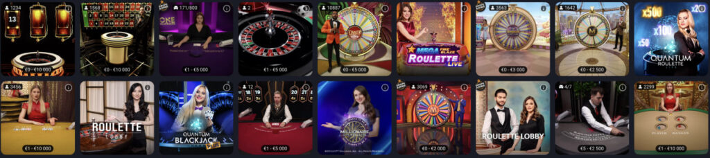 galaksino live casino