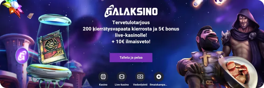 Vedonlyöntikupongin käyttö Galaksinolla mobiilissa